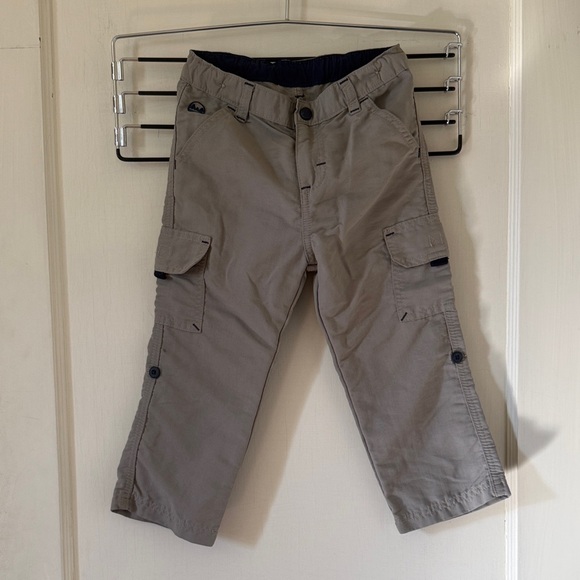 Kids Cargo Pants with Navy Trim - Picture 8 of 10